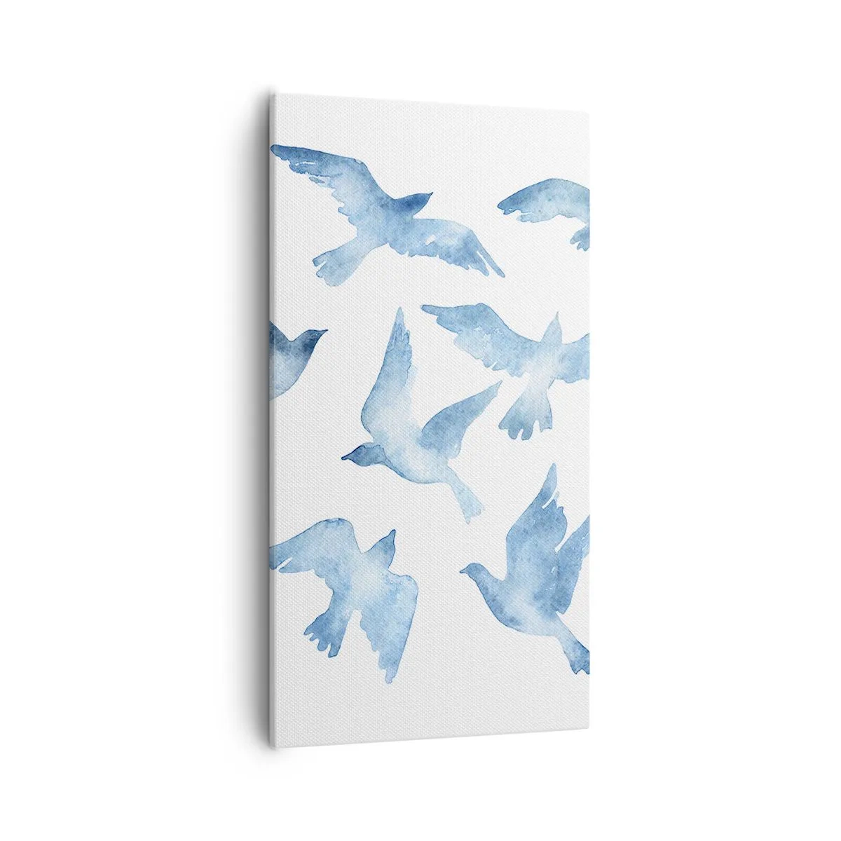 Obraz na płótnie - Ptacy niebiescy - 55x100 cm