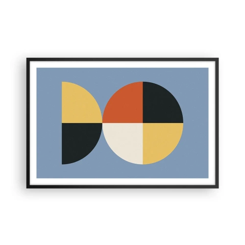 Plakat w czarnej ramie - Patrz i licz - 91x61 cm