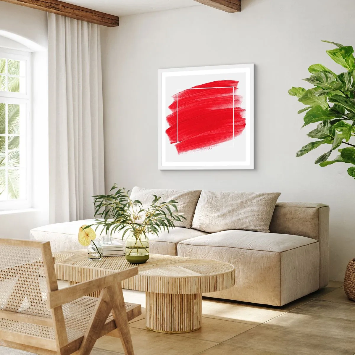 Plakat w białej ramie - Poza ramą - 50x50 cm