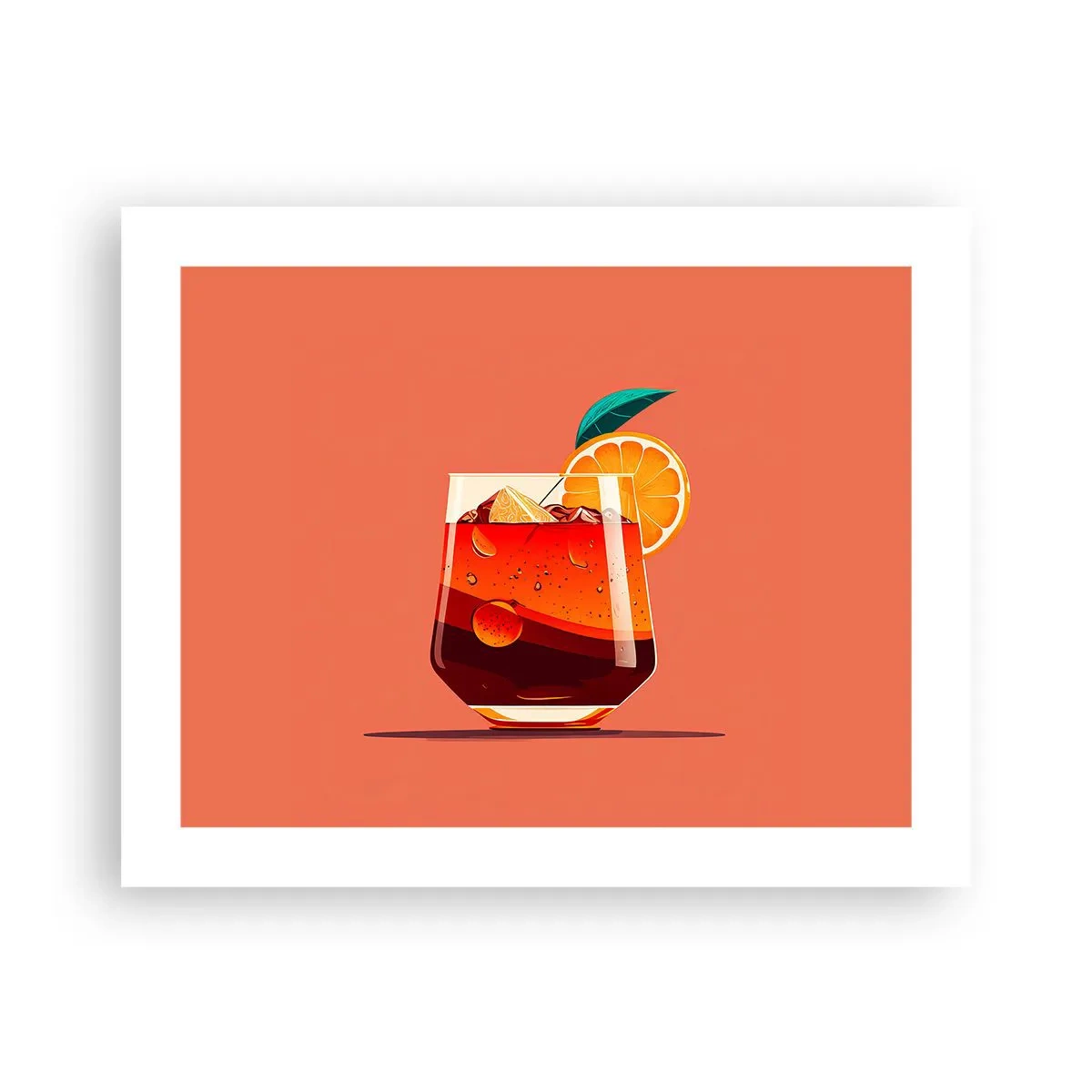 Plakat - Letnie orzeźwienie - 50x40 cm