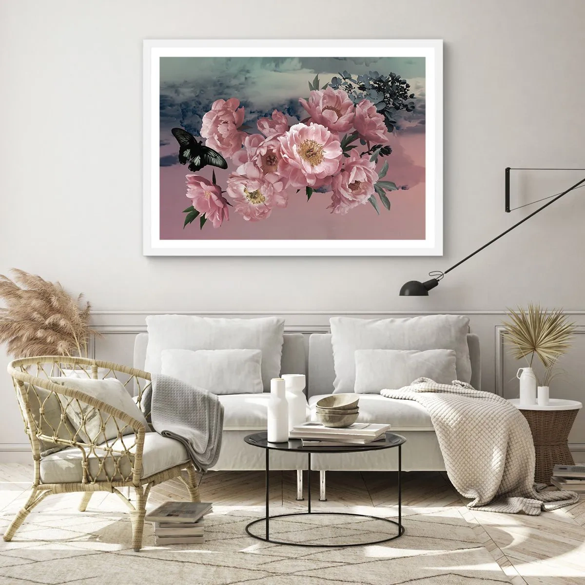 Plakat w białej ramie - Szczyt romantyzmu - 40x30 cm
