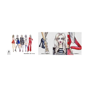 Fototapeta Próbka Premium Canvas - Every week Fashion Week - Kobieta, Moda, Modelka - 100x30 cm