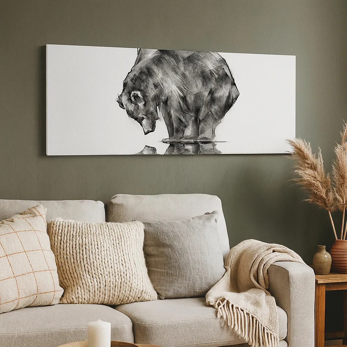 Obraz na płótnie - Miło zobaczyć się z kimś bliskim - 30x30 cm