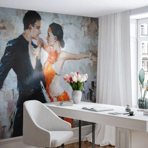 Fototapeta Premium Sand - Dirty dancing - Abstrakcja, Taniec, Tango - 400x280 cm