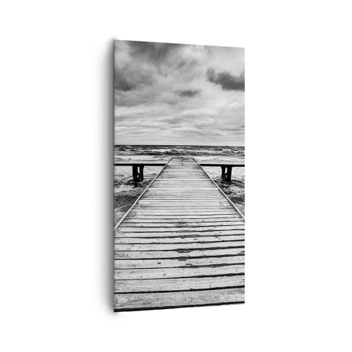 Obraz na płótnie - Czekam na wiatr, co rozgoni… - 65x120 cm