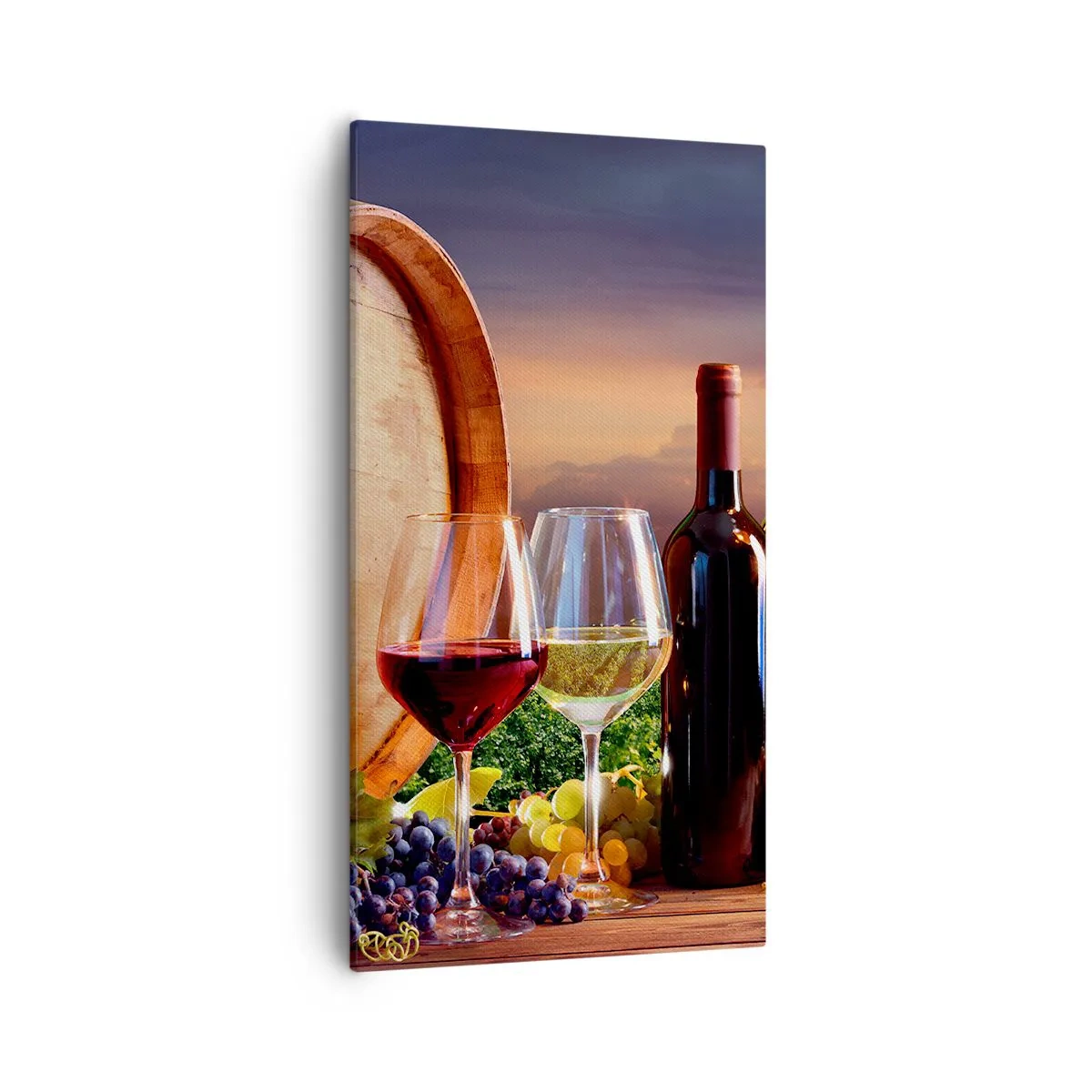 Obraz na płótnie - Tu życie ma smak - 55x100 cm