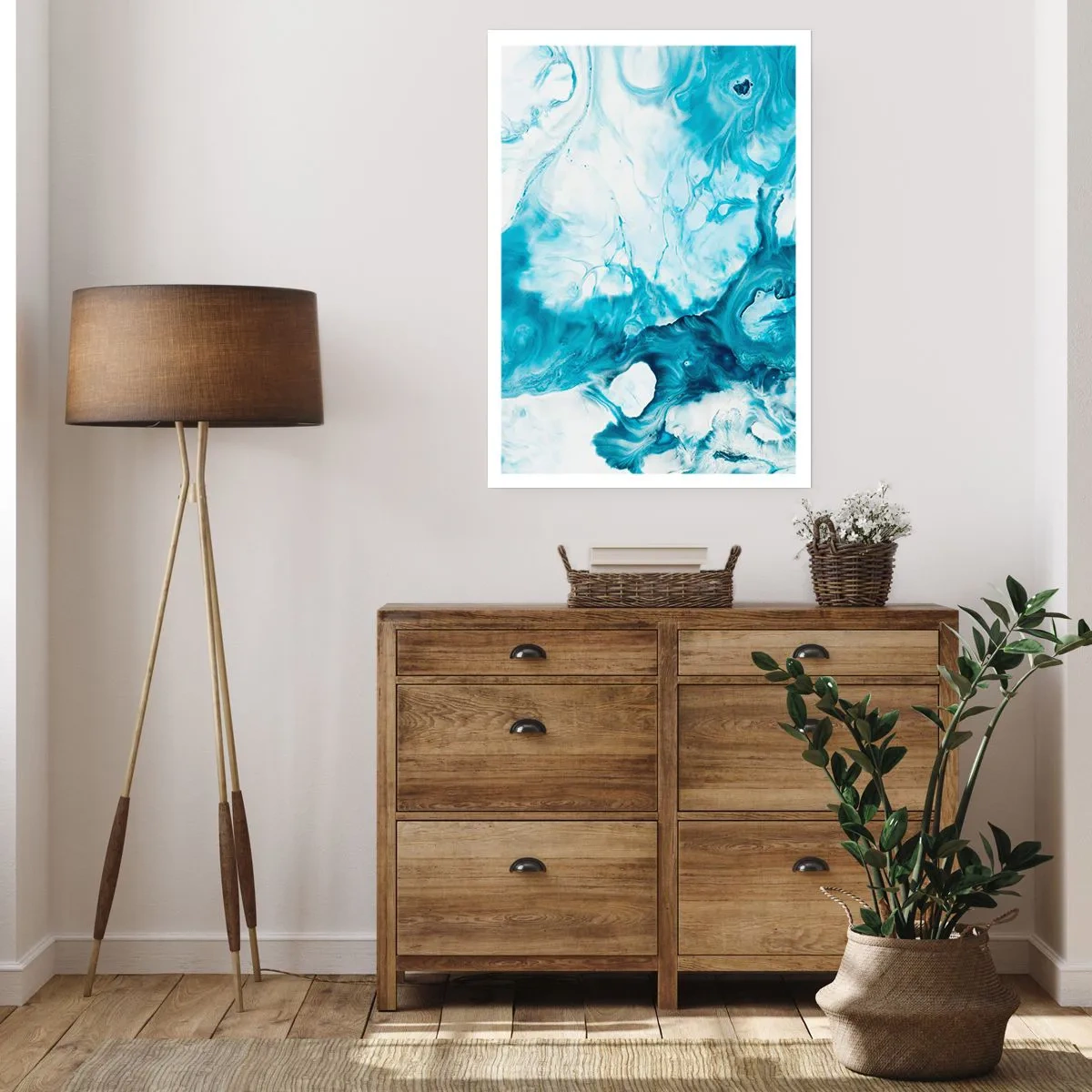 Plakat - Koncert błękitu - 30x40 cm