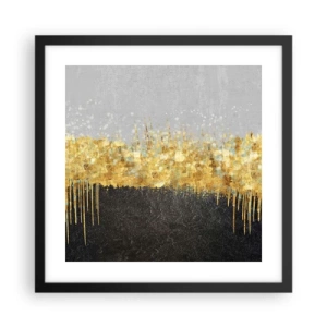 Plakat w czarnej ramie - W głąb i ku górze - 40x40 cm