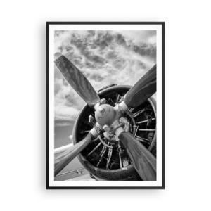 Plakat w czarnej ramie - Pogromca przestworzy - 70x100 cm