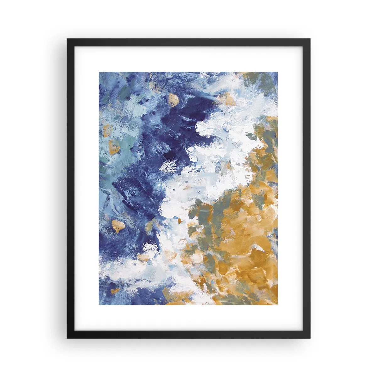 Plakat w czarnej ramie - Taniec żywiołów - 40x50 cm