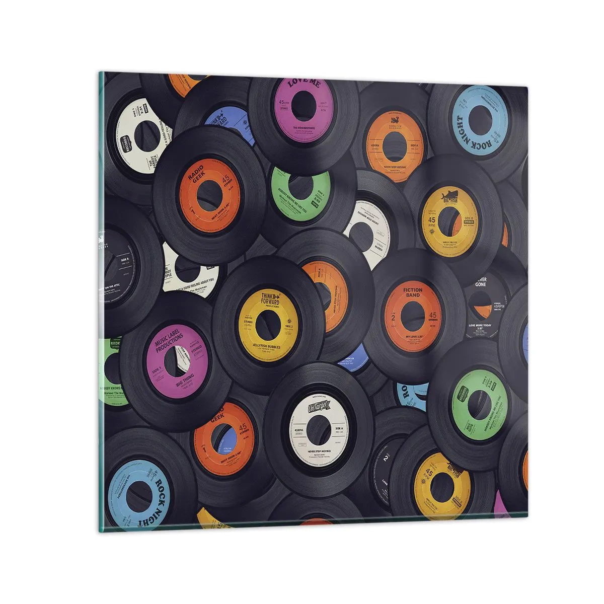 Obraz na szkle - Kolory klasyki - 60x60 cm