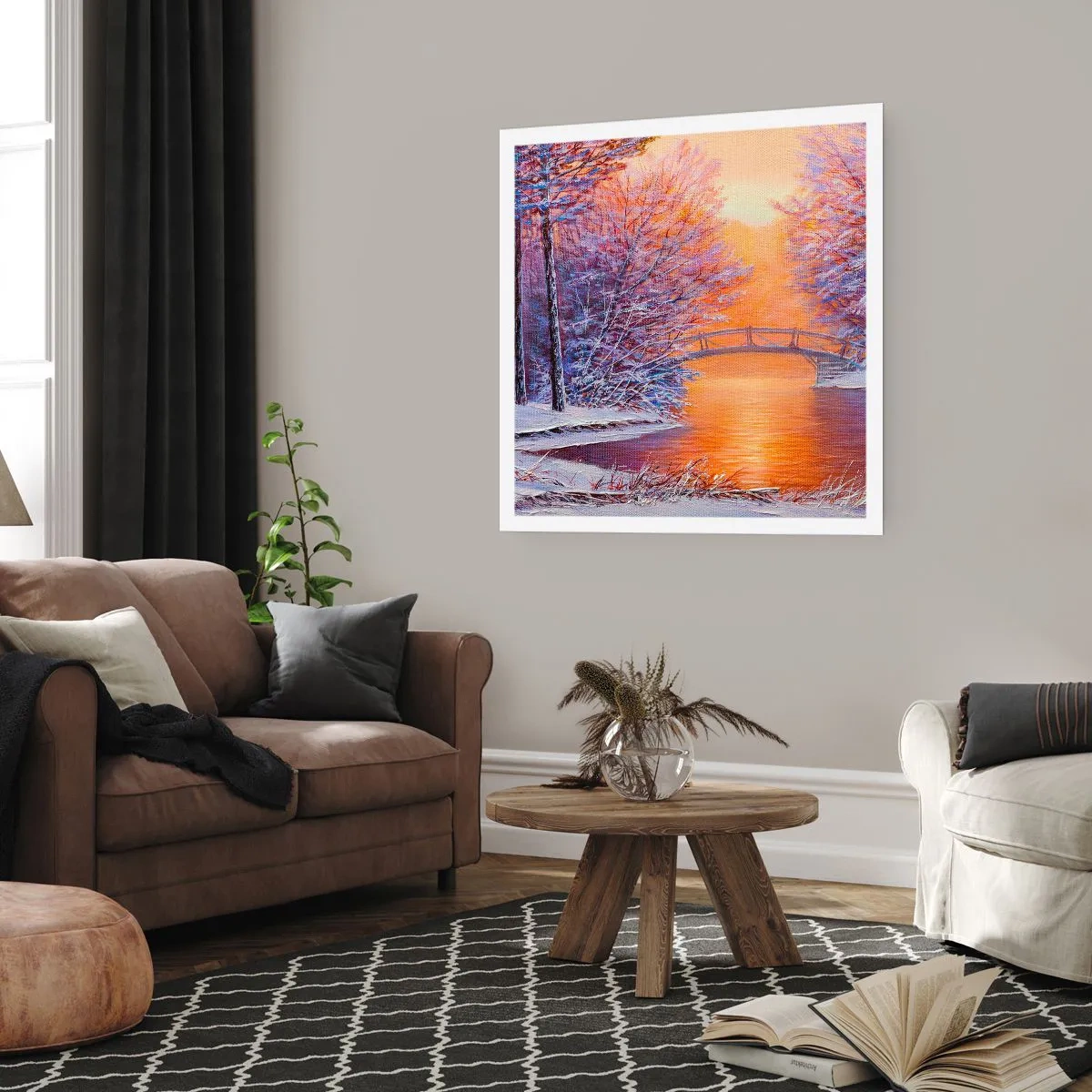 Plakat - Spotkajmy się tu - 40x40 cm