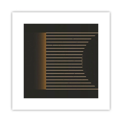 Plakat - Zbadać ciemność - 30x30 cm