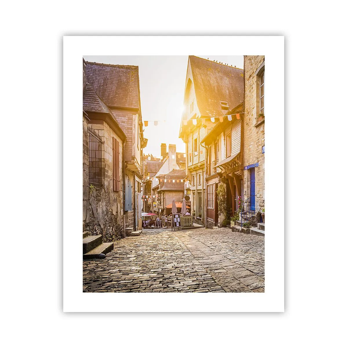 Plakat - Biały duch miasteczka - 40x50 cm