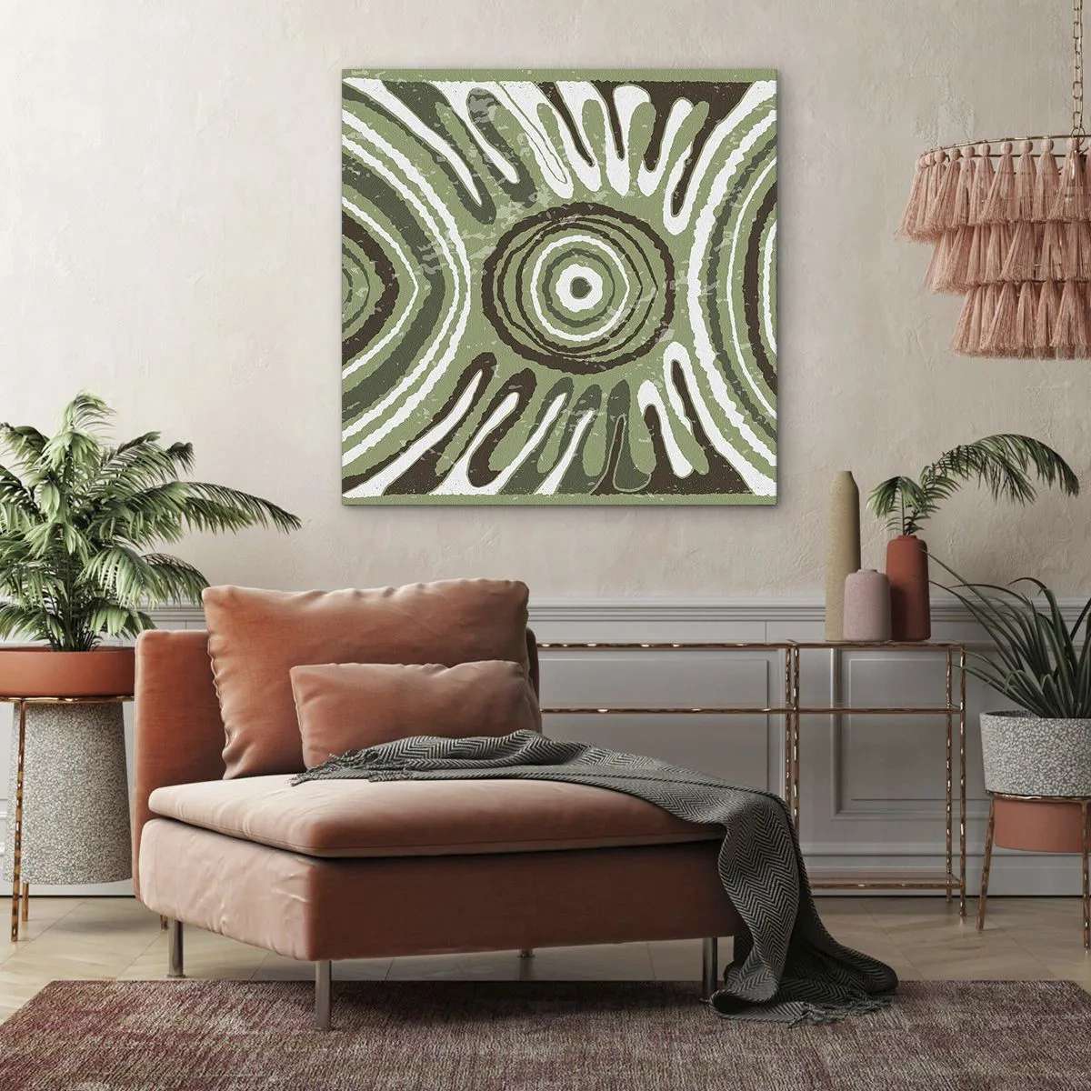 Obraz na płótnie - Eksplozja emocji - 60x60 cm