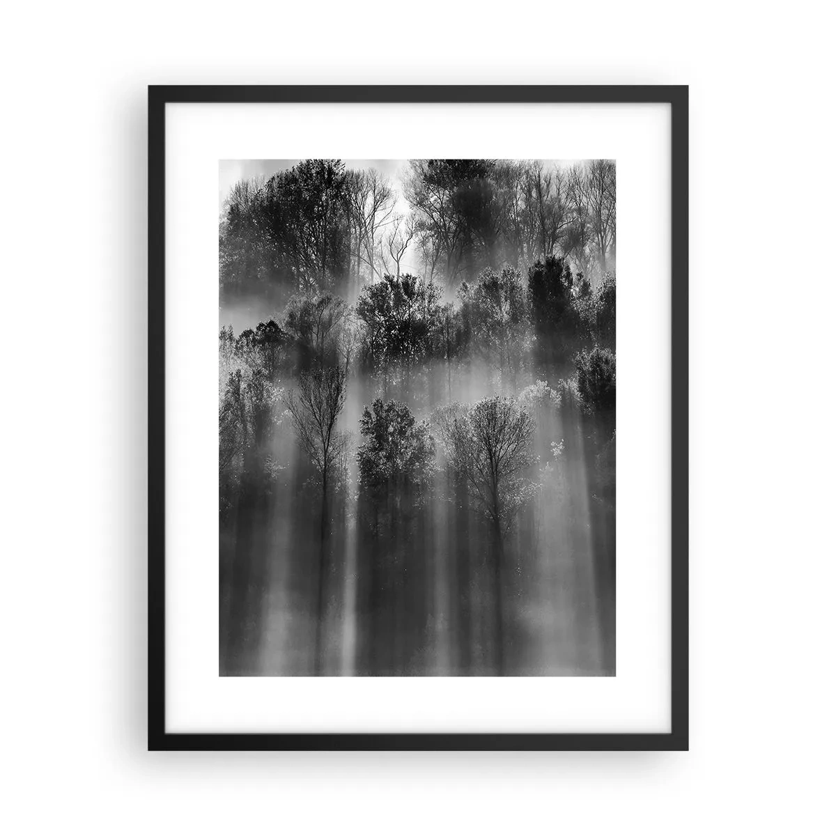 Plakat w czarnej ramie - W strumieniach światła - 40x50 cm