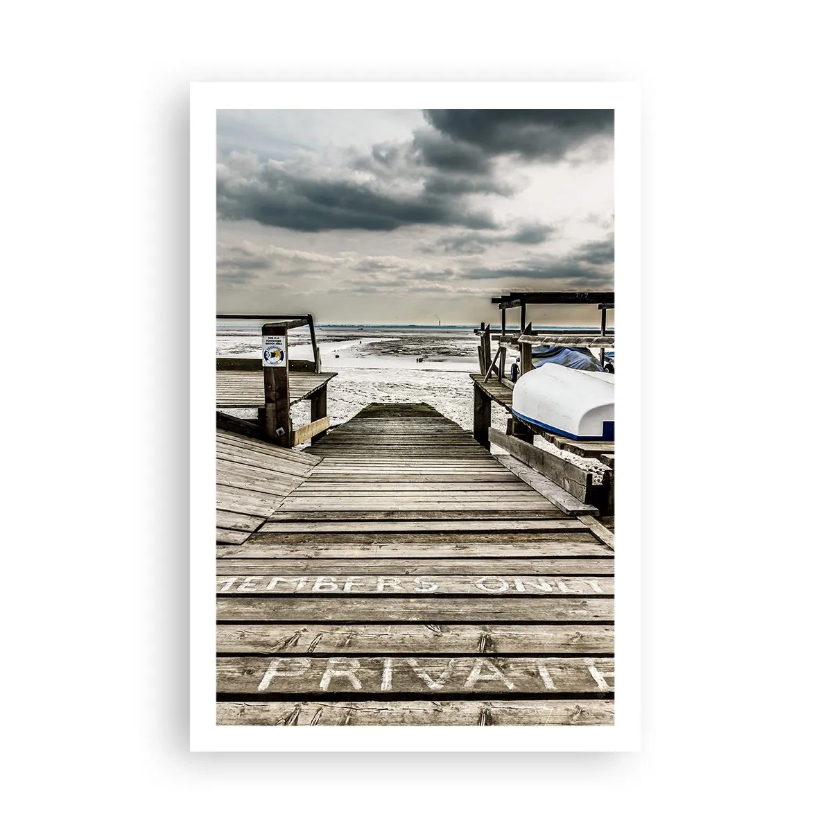 Plakat - Plaża północy - 61x91 cm