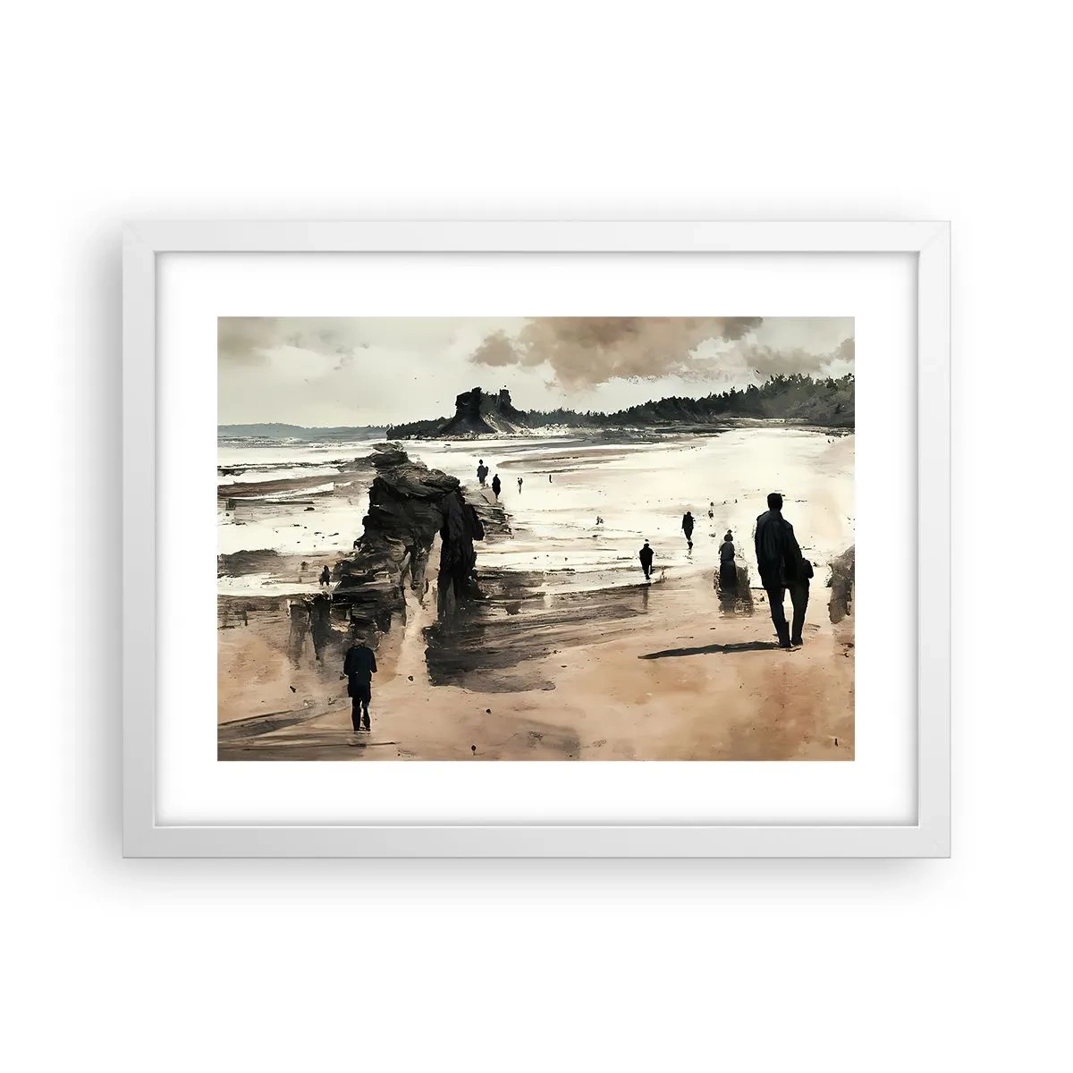 Plakat w białej ramie - Przywołani - 40x30 cm