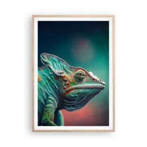 Plakat w ramie jasny dąb - Widzisz mnie? Niedobrze… - 70x100 cm