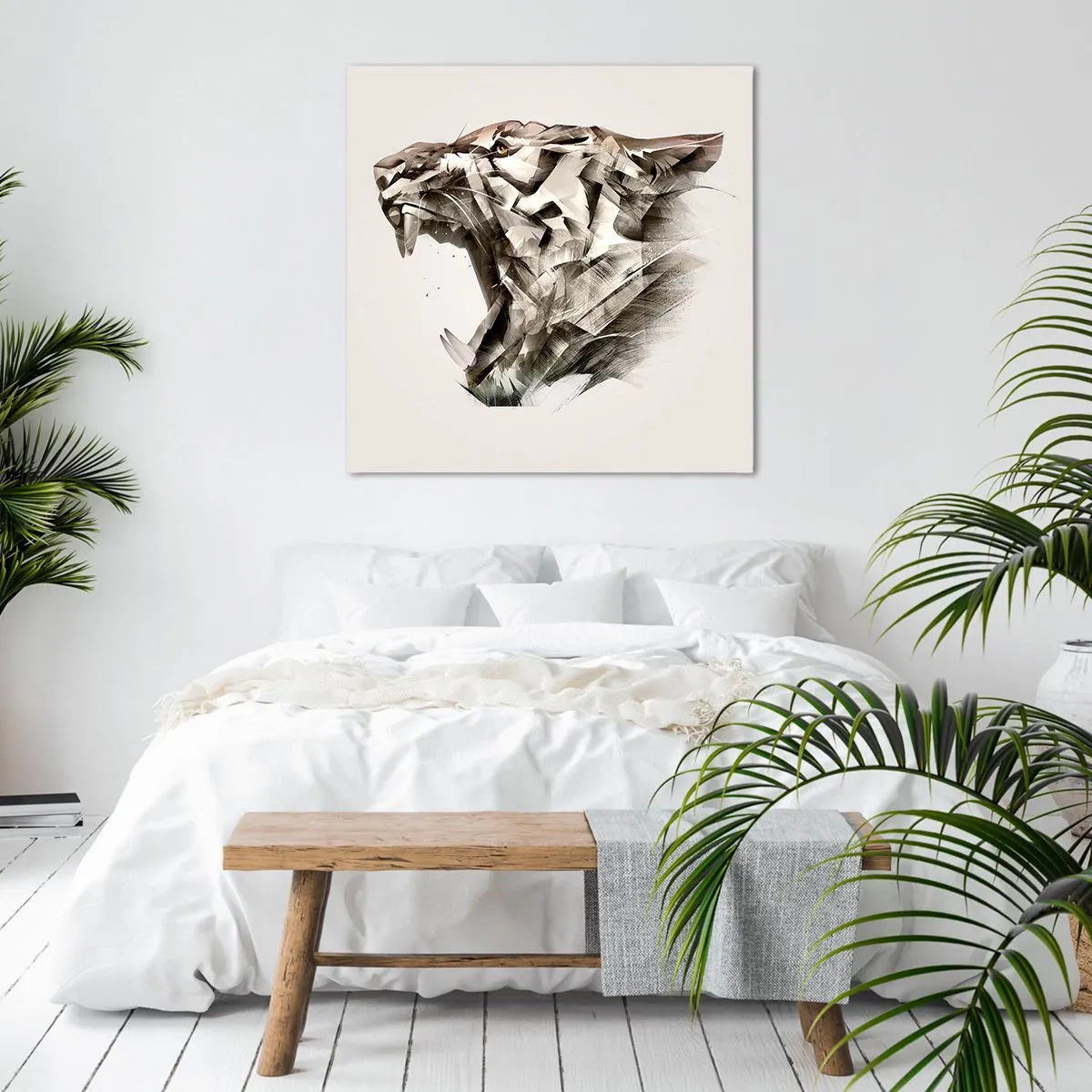 Obraz na płótnie - Już wiesz, kto rządzi - 60x60 cm