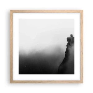 Plakat w ramie jasny dąb - Na skraju świata - 40x40 cm