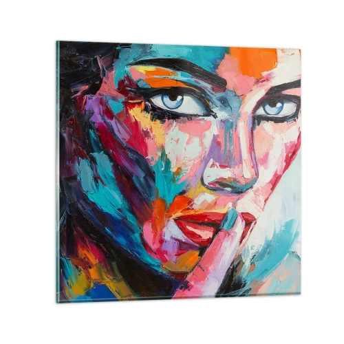 Obraz na szkle - Nasza pierwsza tajemnica - 30x30 cm