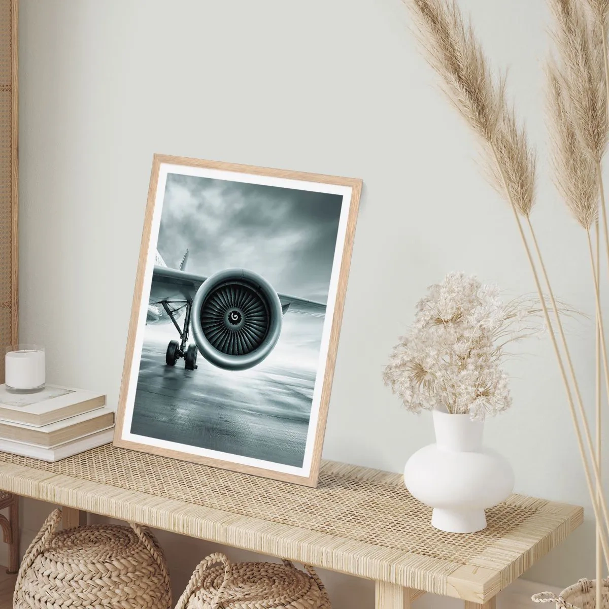 Plakat w ramie jasny dąb - Jest moc! - 70x100 cm