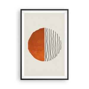Plakat w czarnej ramie - W japońskim klimacie - 61x91 cm