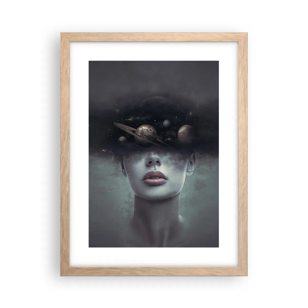 Plakat w ramie jasny dąb - A planety szaleją… - 30x40 cm
