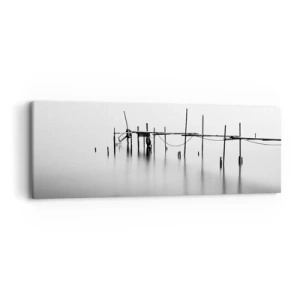 Obraz na płótnie - A jeśli świata nie ma? - 90x30 cm