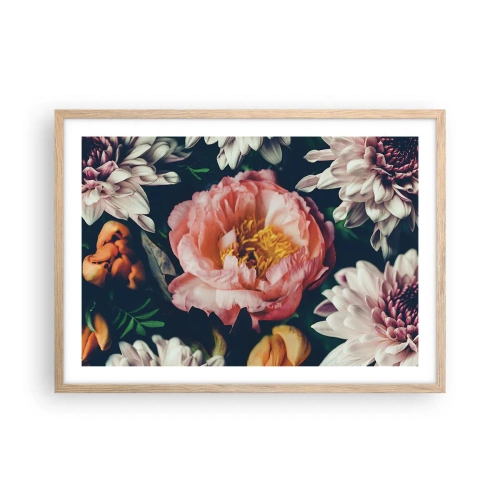 Plakat w ramie jasny dąb - Z barokowym przepychem - 70x50 cm