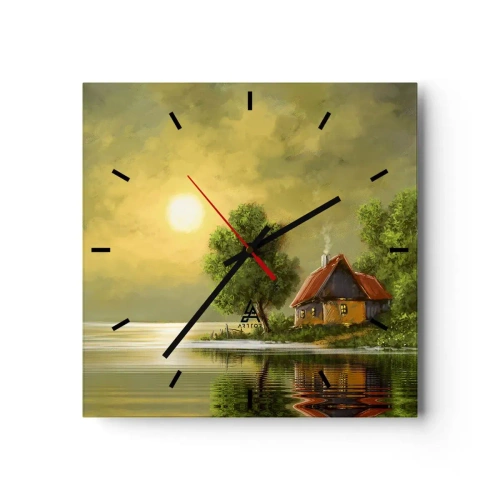 Zegar ścienny - Pięknie, jak z obrazka - 40x40 cm