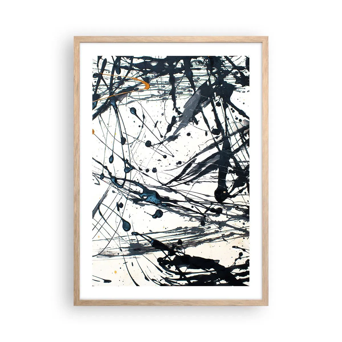 Plakat w ramie jasny dąb - Z sensem czy bez sensu? - 50x70 cm
