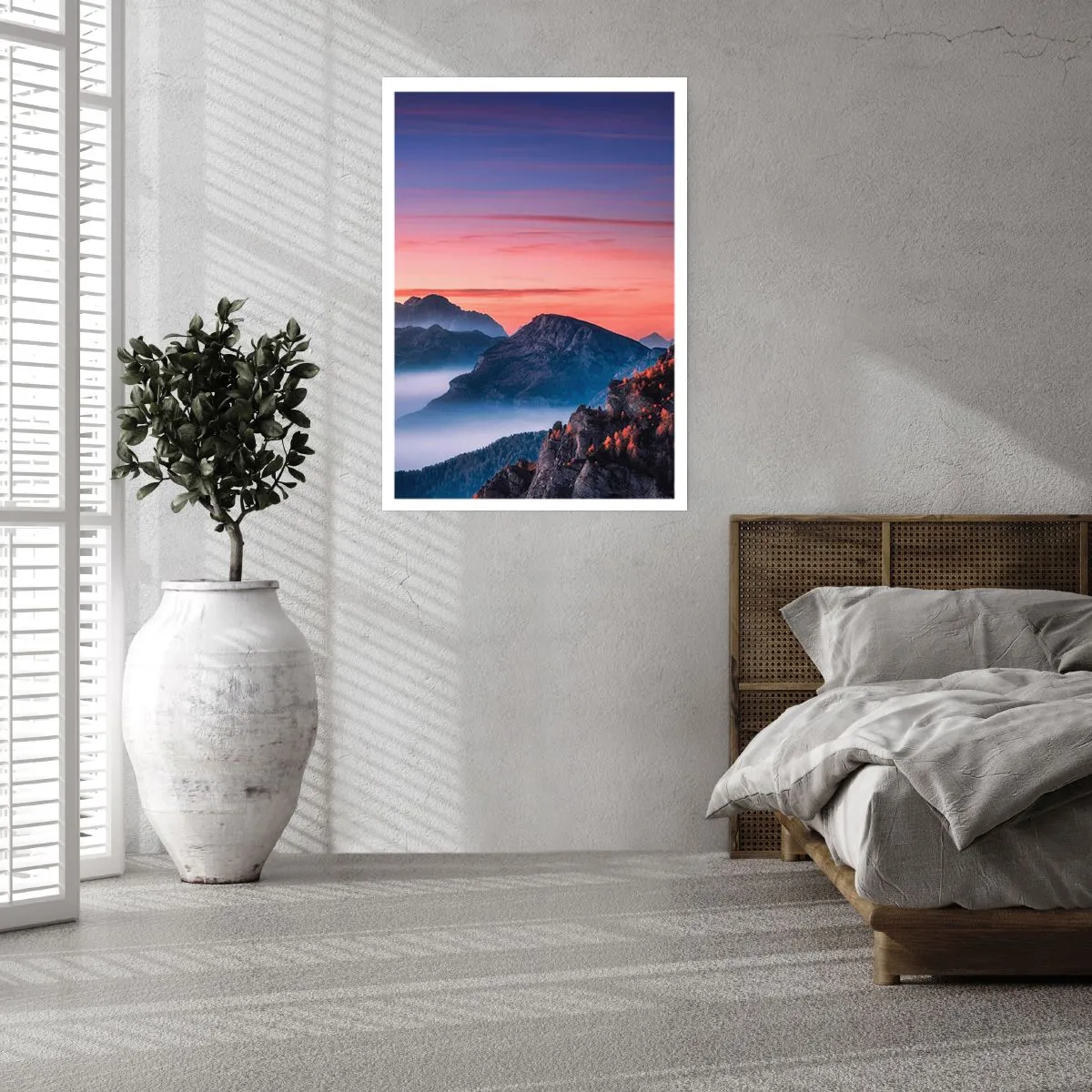 Plakat - Nad dolinami - 70x100 cm