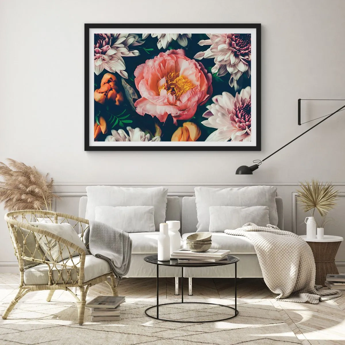 Plakat w czarnej ramie - Z barokowym przepychem - 91x61 cm