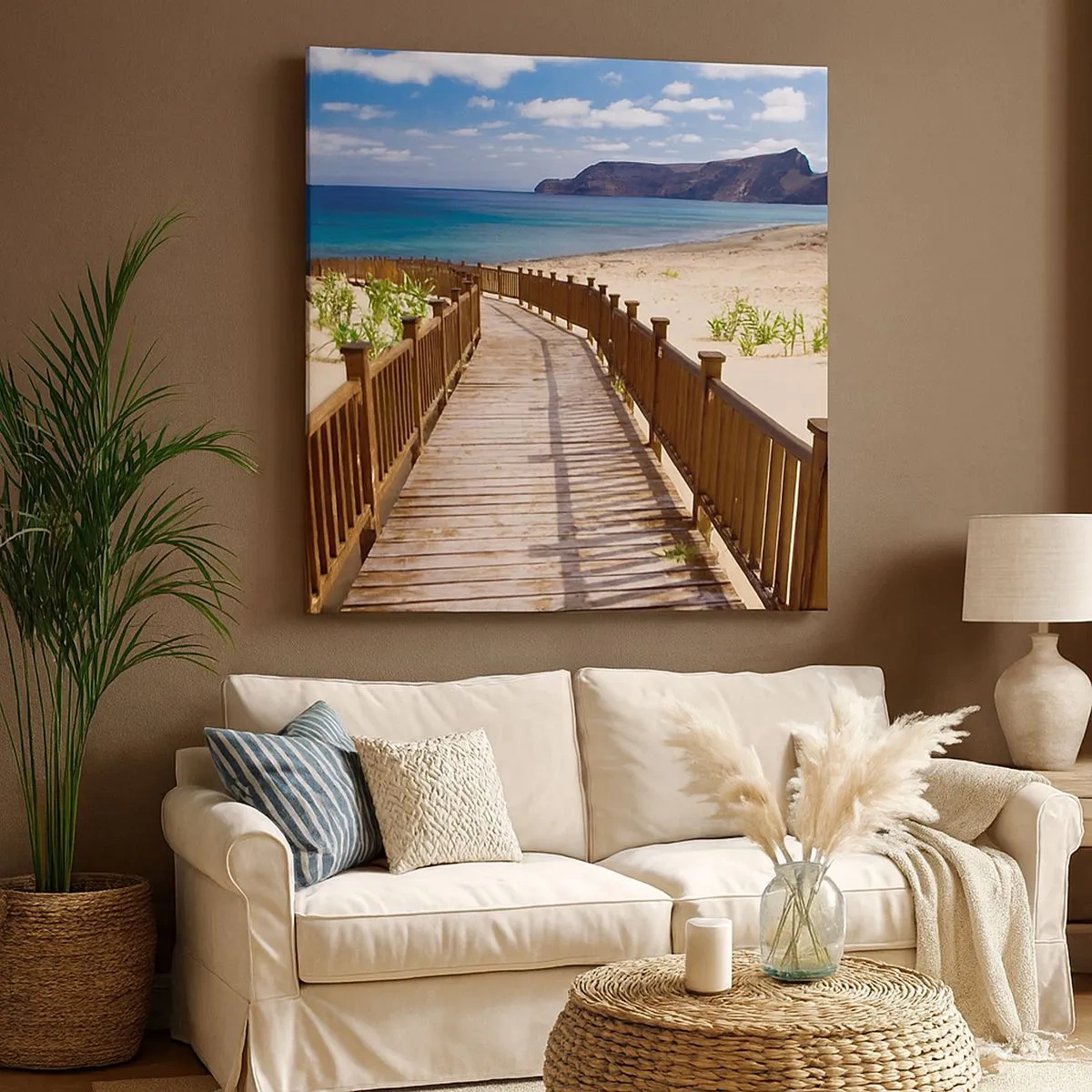 Obraz na płótnie - Zabierz mnie na wyspy szczęśliwe - 30x30 cm