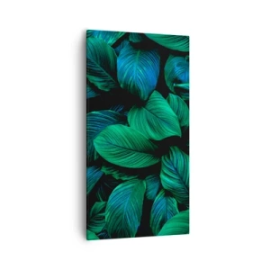 Obraz na płótnie - W zielonym tłumie - 55x100 cm