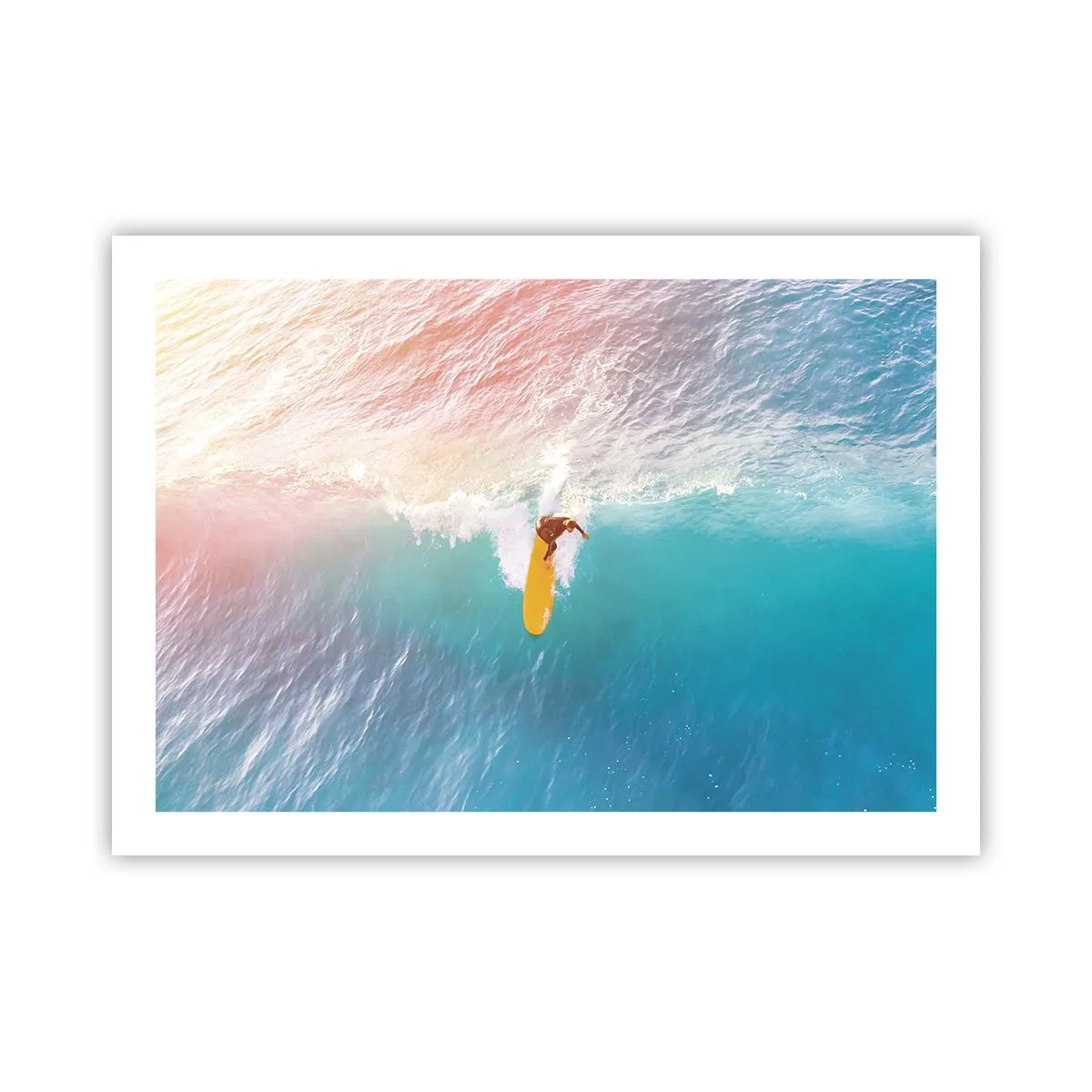 Plakat - Oceaniczny jeździec - 70x50 cm
