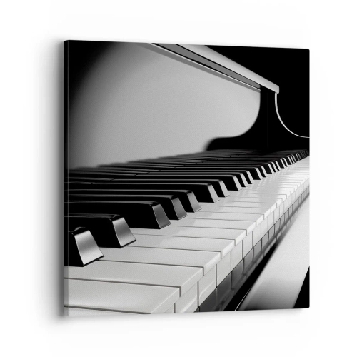 Obraz na płótnie - Harmonia kształtów i barw - 40x40 cm