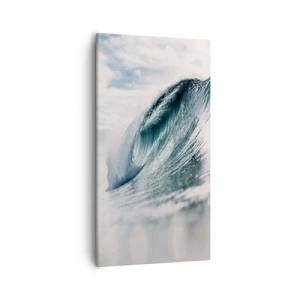 Obraz na płótnie - Wodny szczyt - 55x100 cm