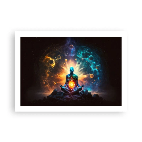 Plakat - Kosmiczny spokój - 70x50 cm