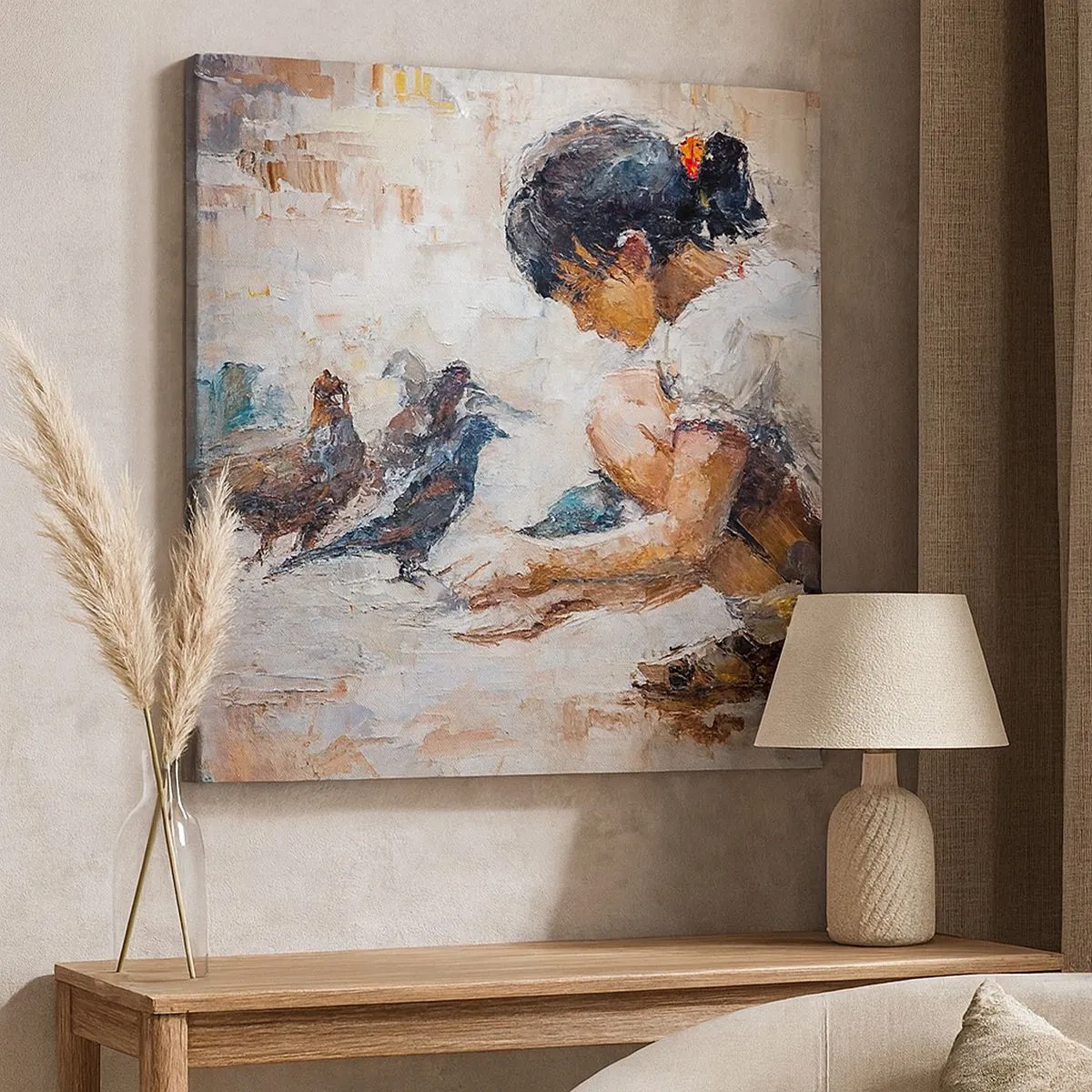 Obraz na płótnie - Maluczcy i najmilsi - 30x30 cm