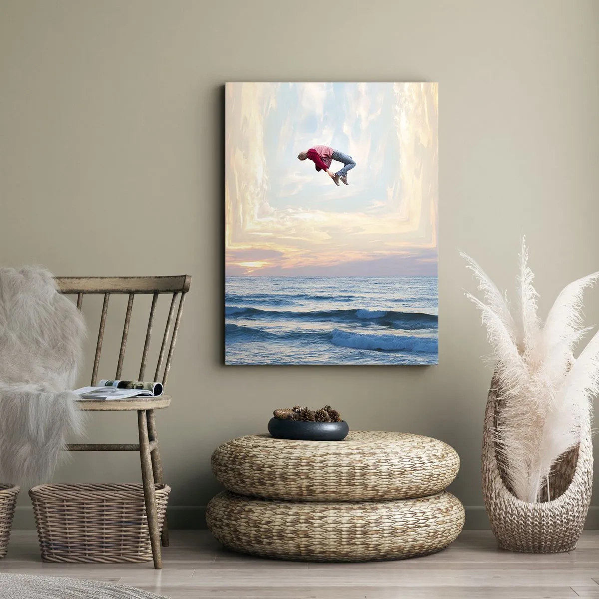 Obraz na płótnie - Do innego wymiaru - 55x100 cm