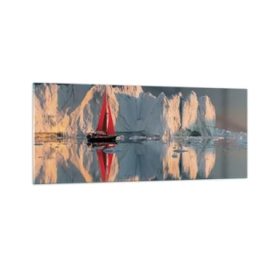 Obraz na szkle - Na krańcu świata - 100x40 cm