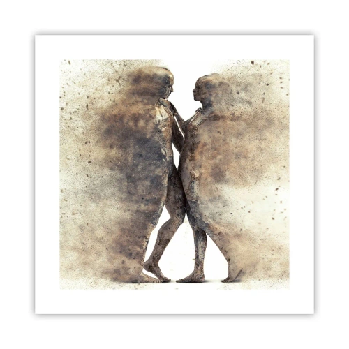Plakat - Z prochu powstali, by kochać - 40x40 cm