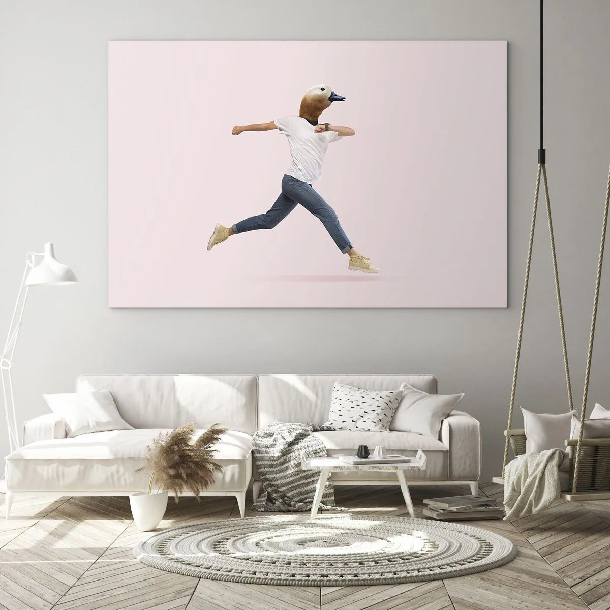 Obraz na szkle - Szczypta absurdu - 100x70cm - Szczypta absurdu - Nowoczesna dekoracja ścienna do salonu, kuchni i sypialni ARTTOR