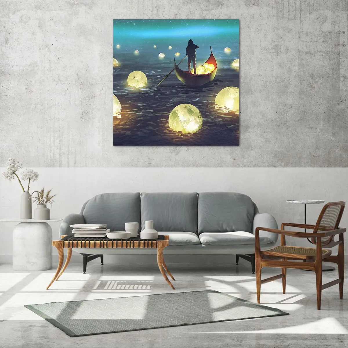 Obraz na szkle - Rzeczy, o których się filozofom nie śniło - 30x30 cm