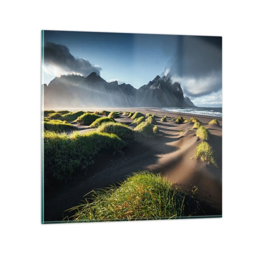 Obraz na szkle - Harmonia żywiołów - 30x30 cm