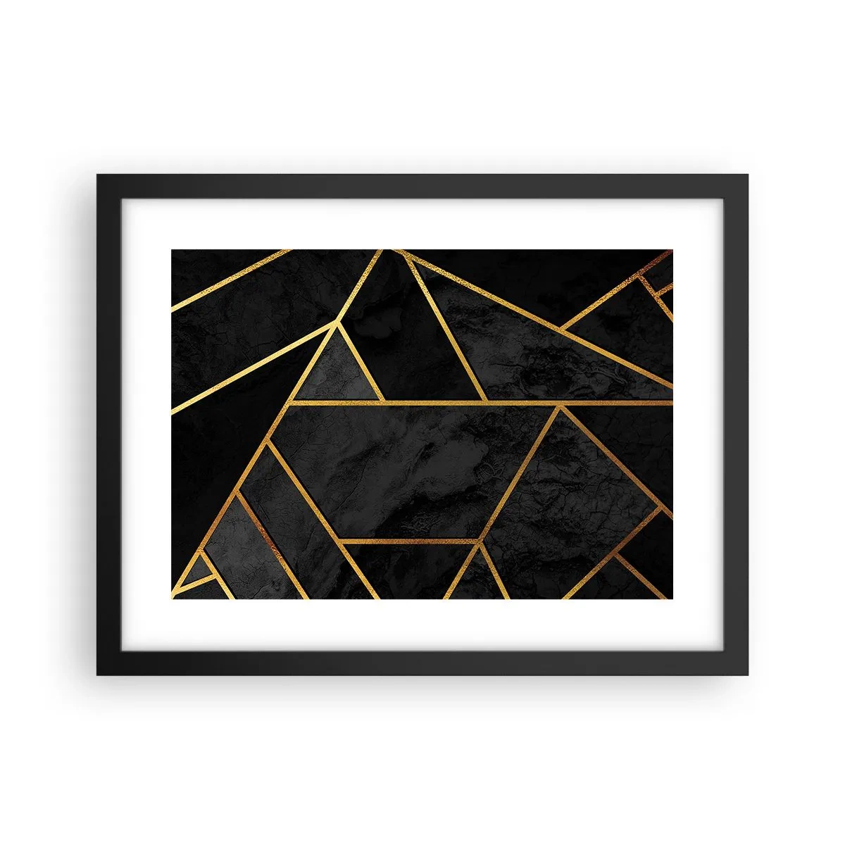 Plakat w czarnej ramie - Mrok i blask - 40x30 cm