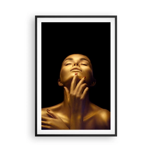 Plakat w czarnej ramie - Jak złoty jedwab - 61x91 cm
